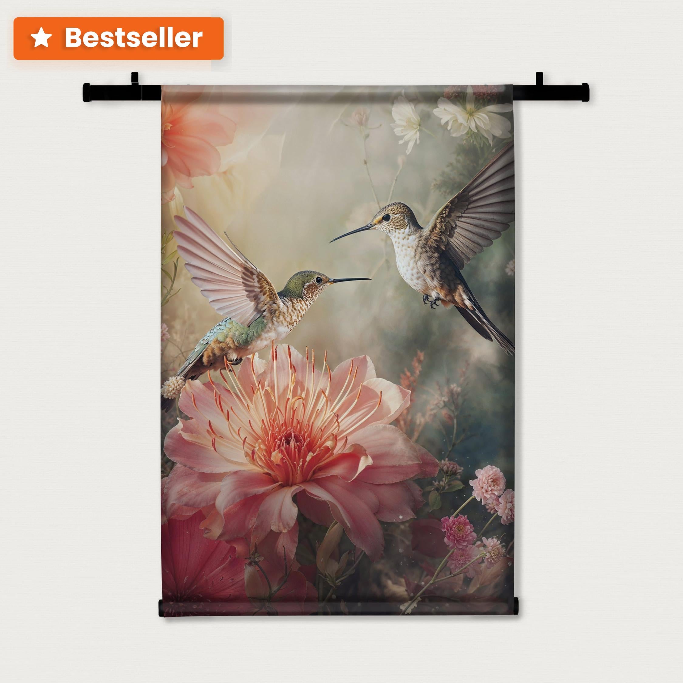 Kolibries 4 · Wandkleed-Wandkleed-House of Posters-House of Posters