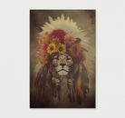 Leeuw 3-Poster staand-House of Posters-House of Posters