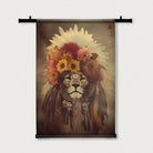 Leeuw 3 · Wandkleed-Wandkleed-House of Posters-House of Posters