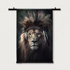 Leeuw 4 · Wandkleed-Wandkleed-House of Posters-House of Posters