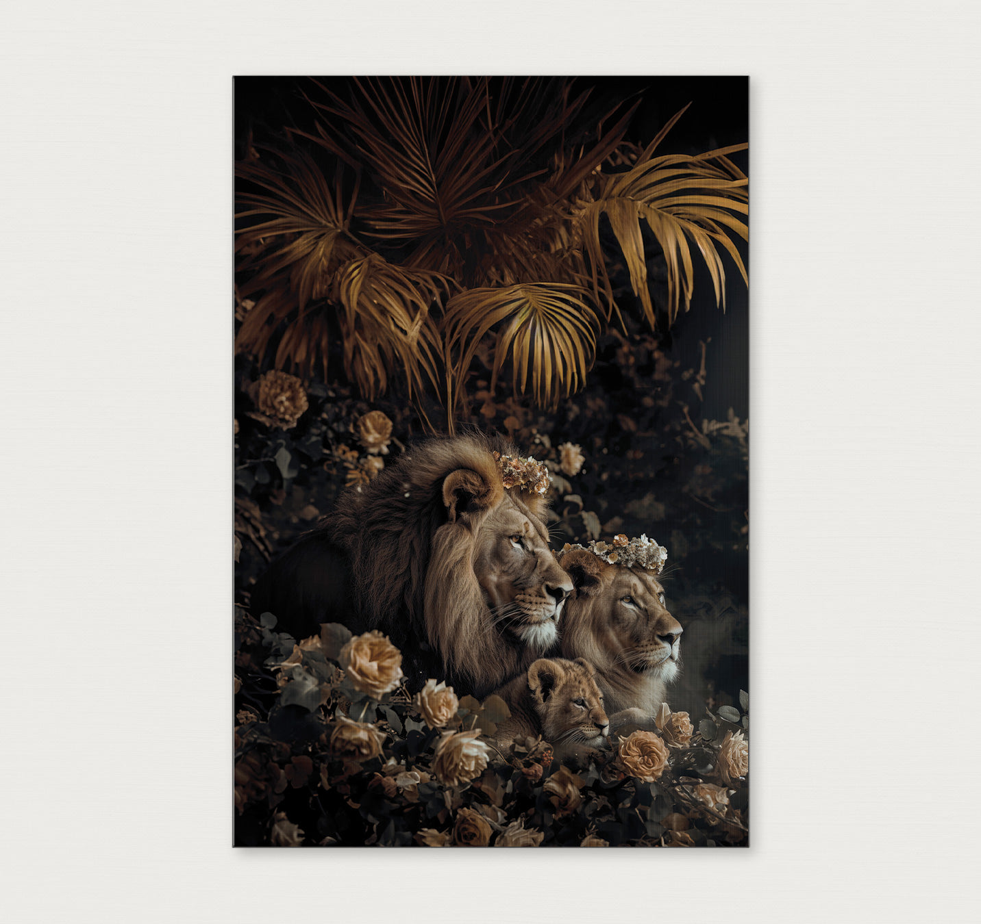 Leeuw family-Poster staand-House of Posters-House of Posters