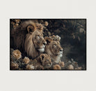 Leeuwen familie · Akoestisch paneel-Poster liggend-House of Posters-House of Posters