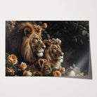 Leeuwen familie · Papier-Poster liggend-House of Posters-House of Posters