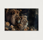 Leeuwen familie · Plexiglas-Poster liggend-House of Posters-House of Posters