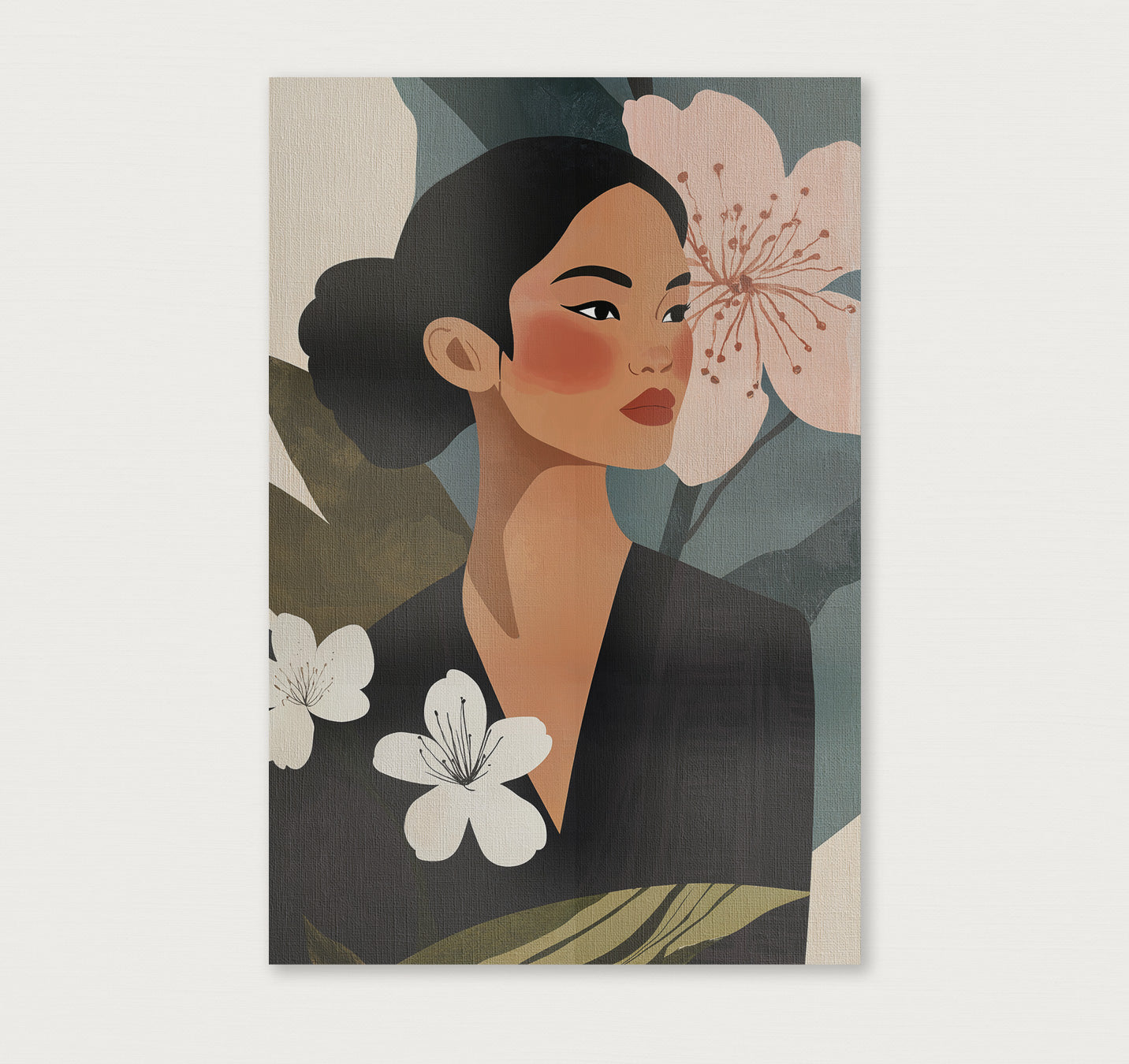Lily · Canvas-Poster staand-House of Posters-House of Posters