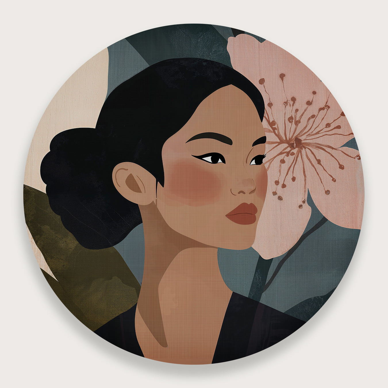 Lily · Muurcirkel-Muurcirkel-House of Posters-House of Posters