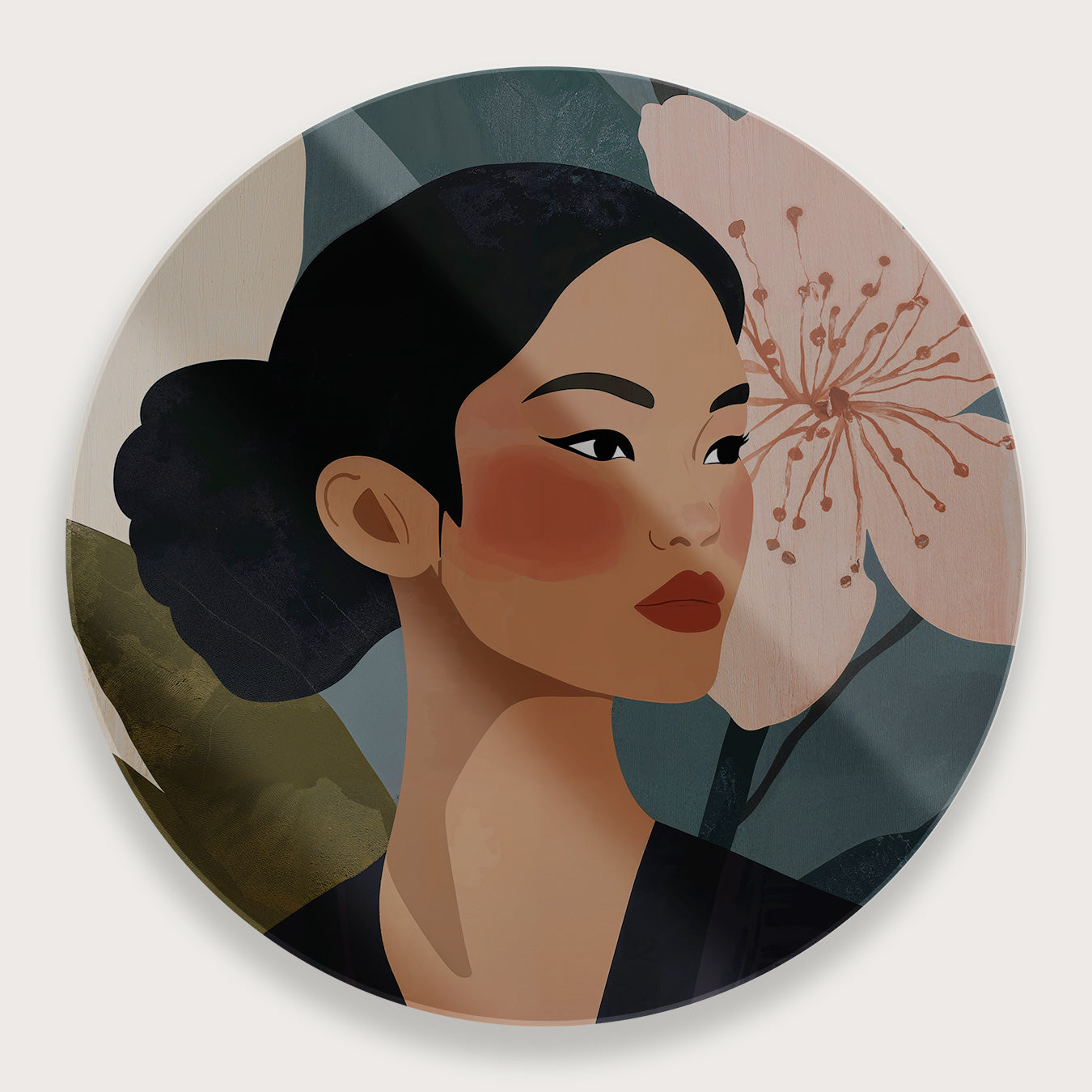 Lily · Plexiglas-Muurcirkel-House of Posters-House of Posters