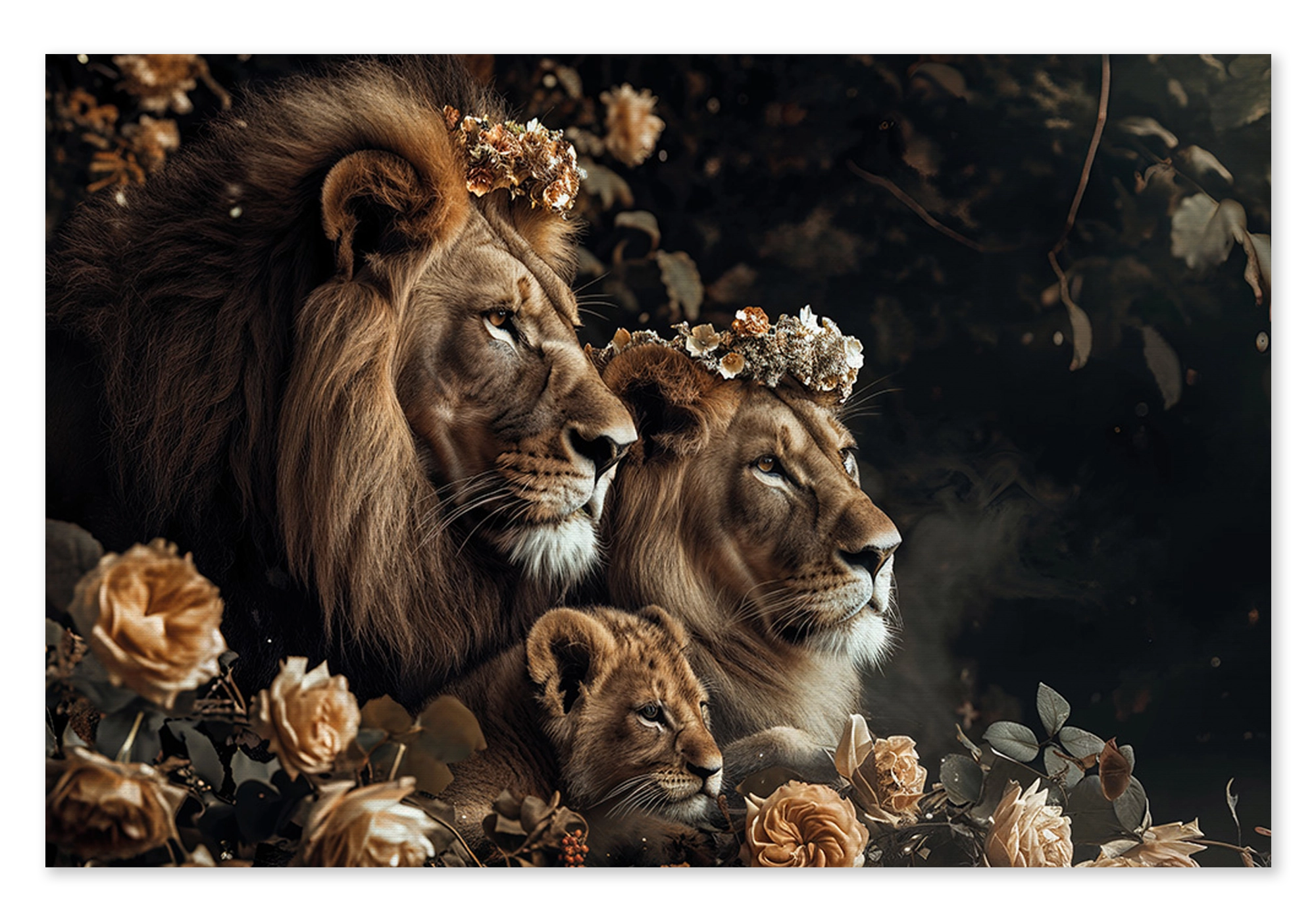 Leeuwen familie · Canvas