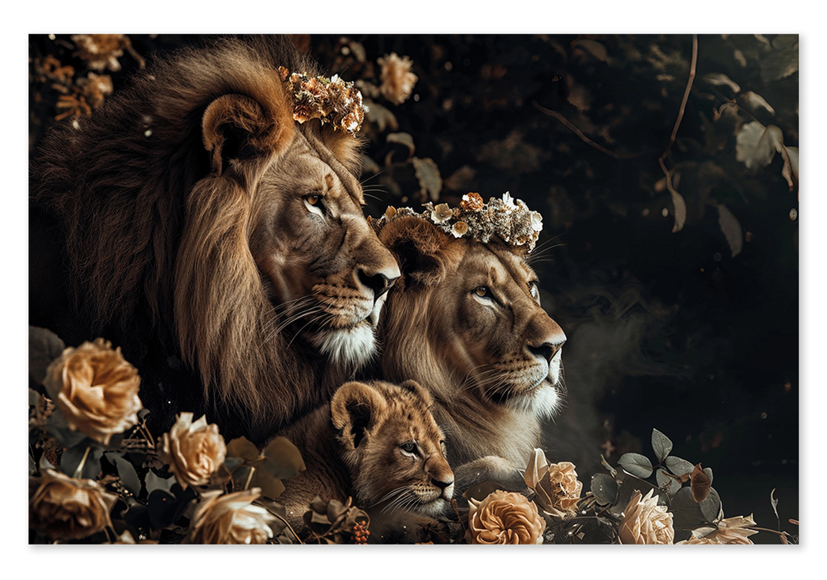 Leeuwen familie · Canvas
