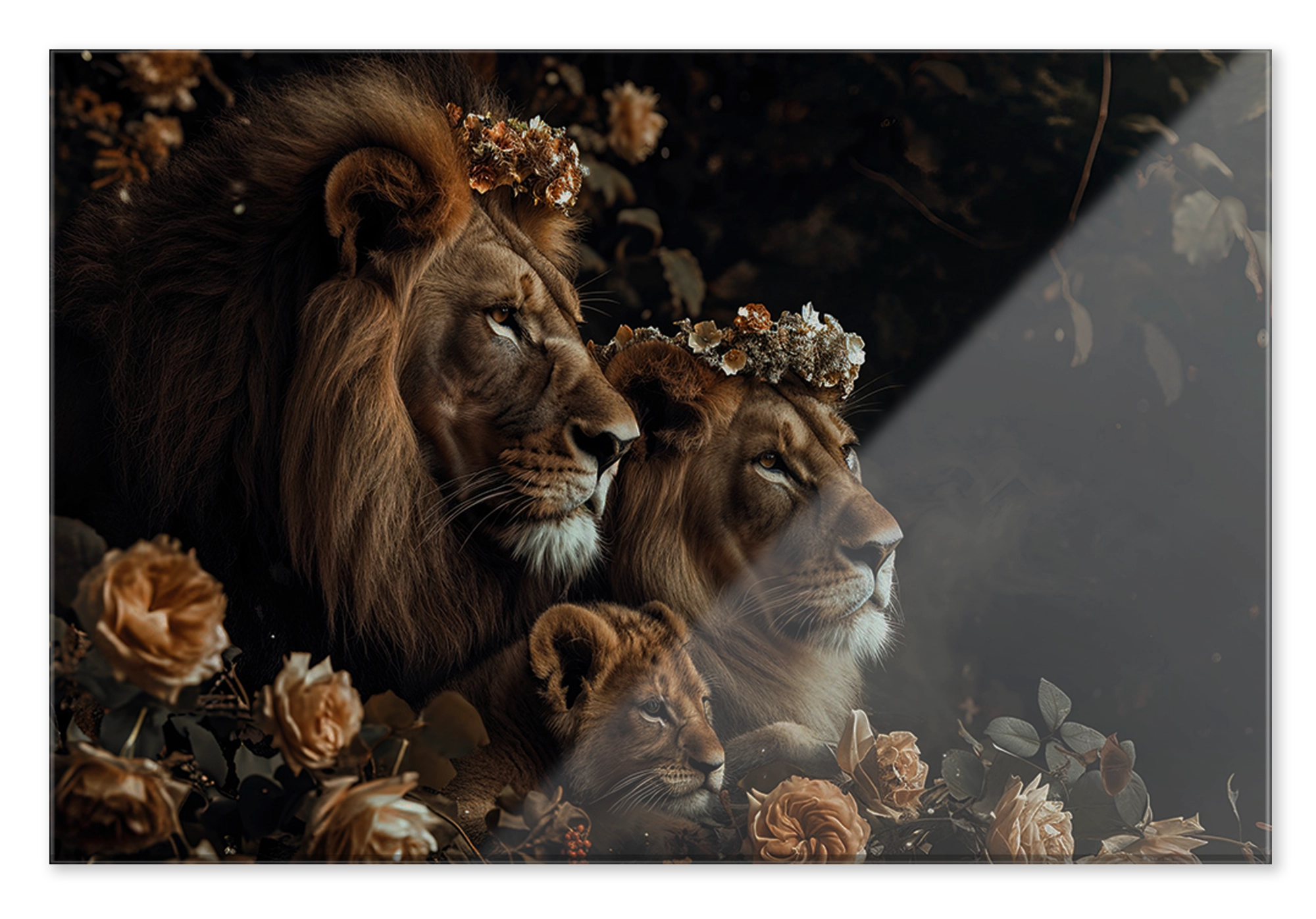 Leeuwen familie · Plexiglas