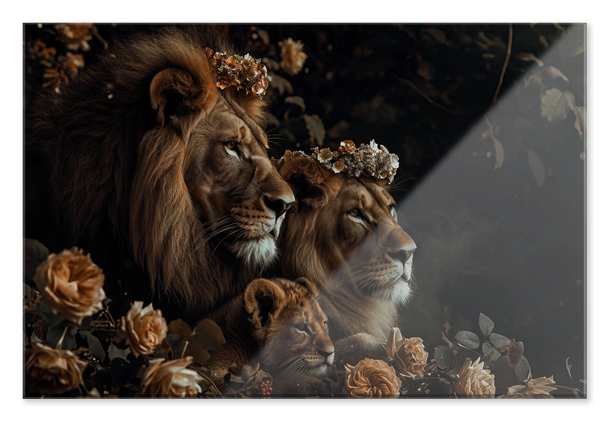 Leeuwen familie · Plexiglas