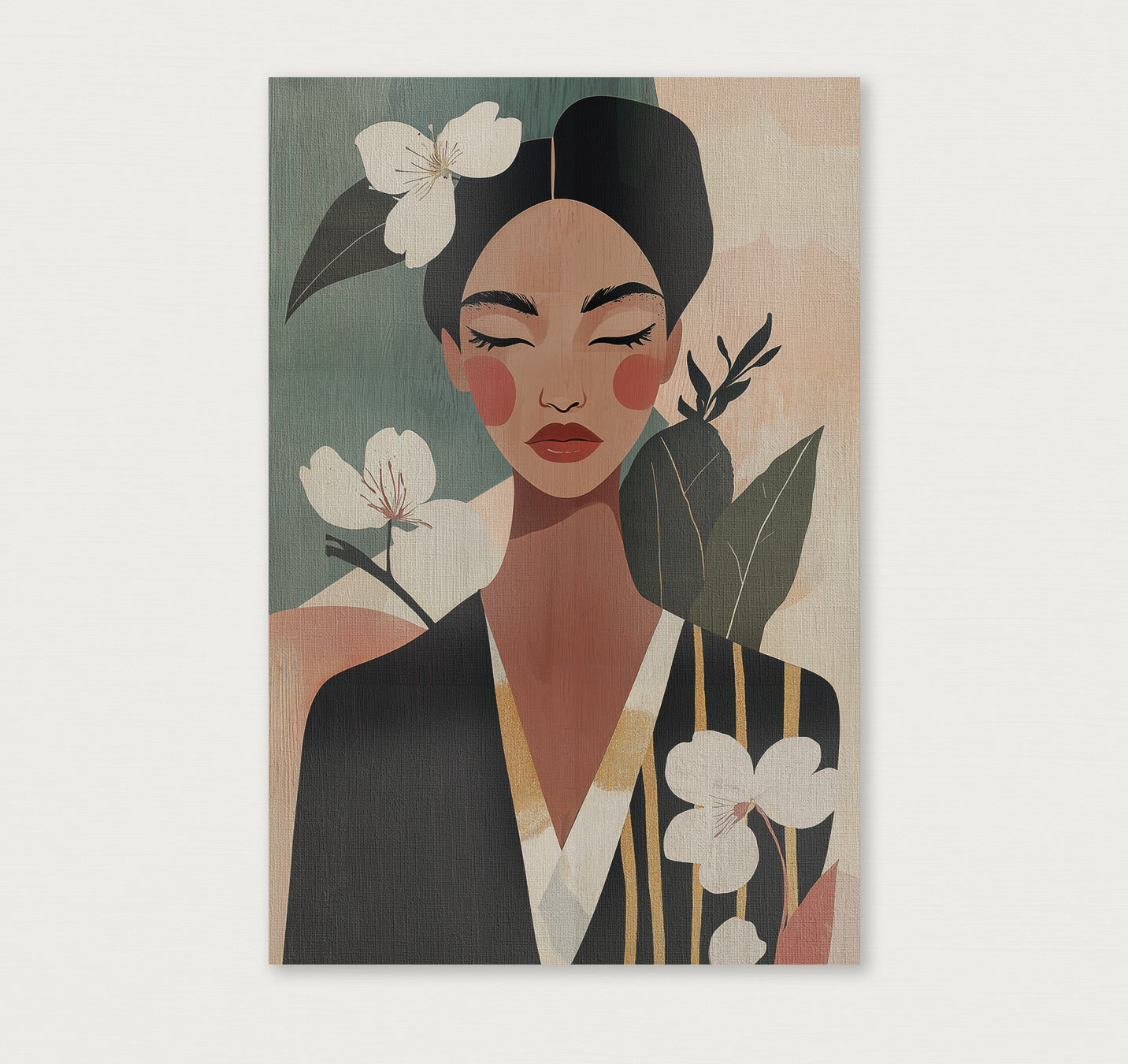 Lucy · Canvas-Poster staand-House of Posters-House of Posters