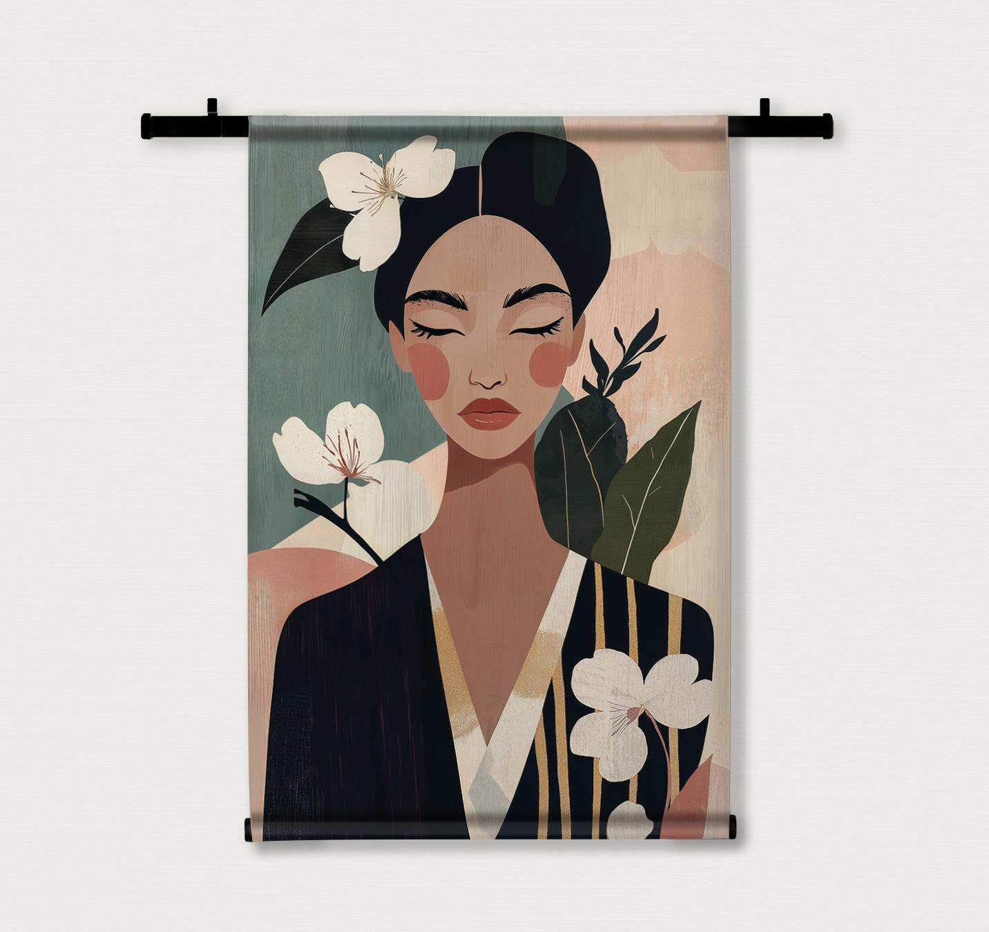 Lucy | Wandkleed | Mezo | 120x180 cm | Tweedekans-Wandkleed-House of Posters-House of Posters