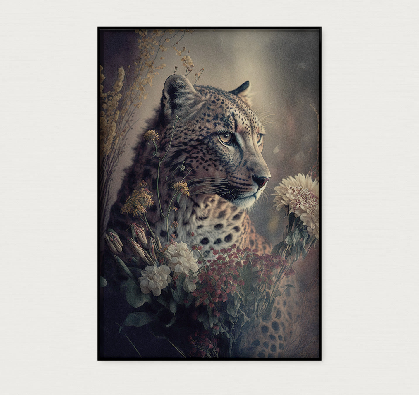 Luipaard · Akoestisch paneel-Poster staand-House of Posters-House of Posters