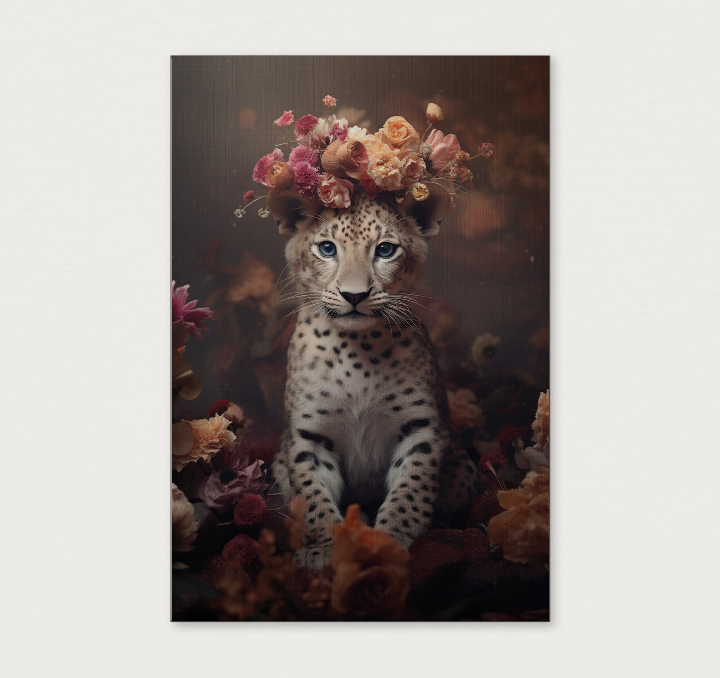 Luipaard jong-Poster staand-House of Posters-House of Posters