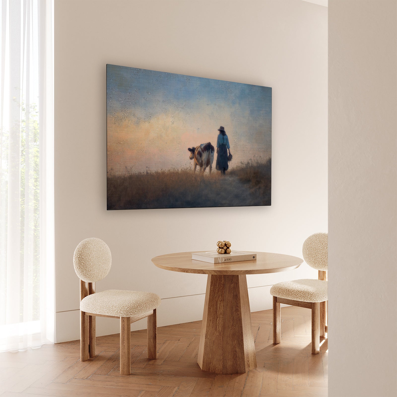 Meisje en de koe 2 · Aluminium