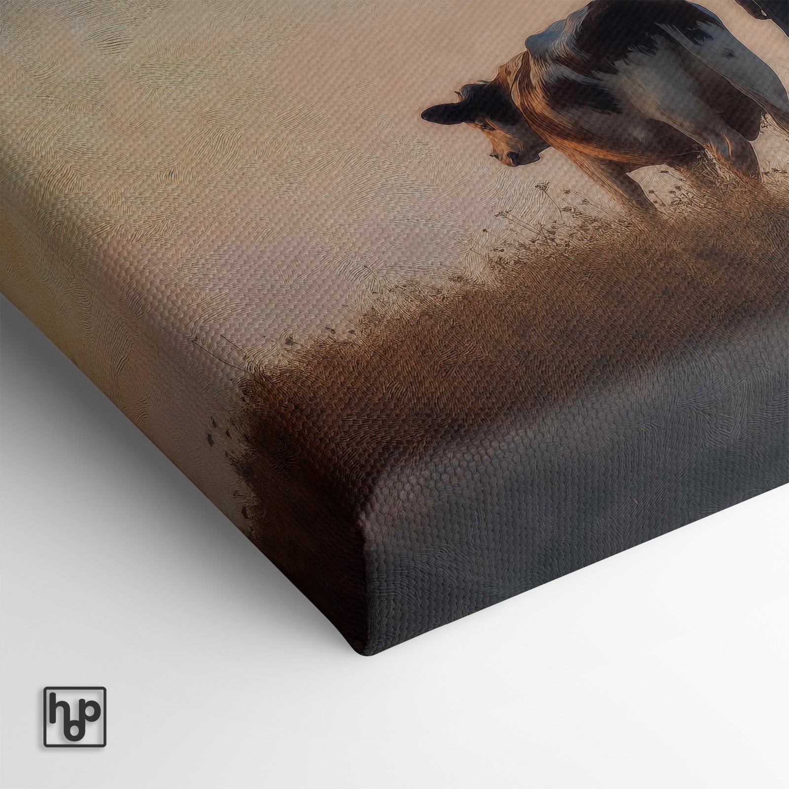 Meisje en de koe 2 · Canvas