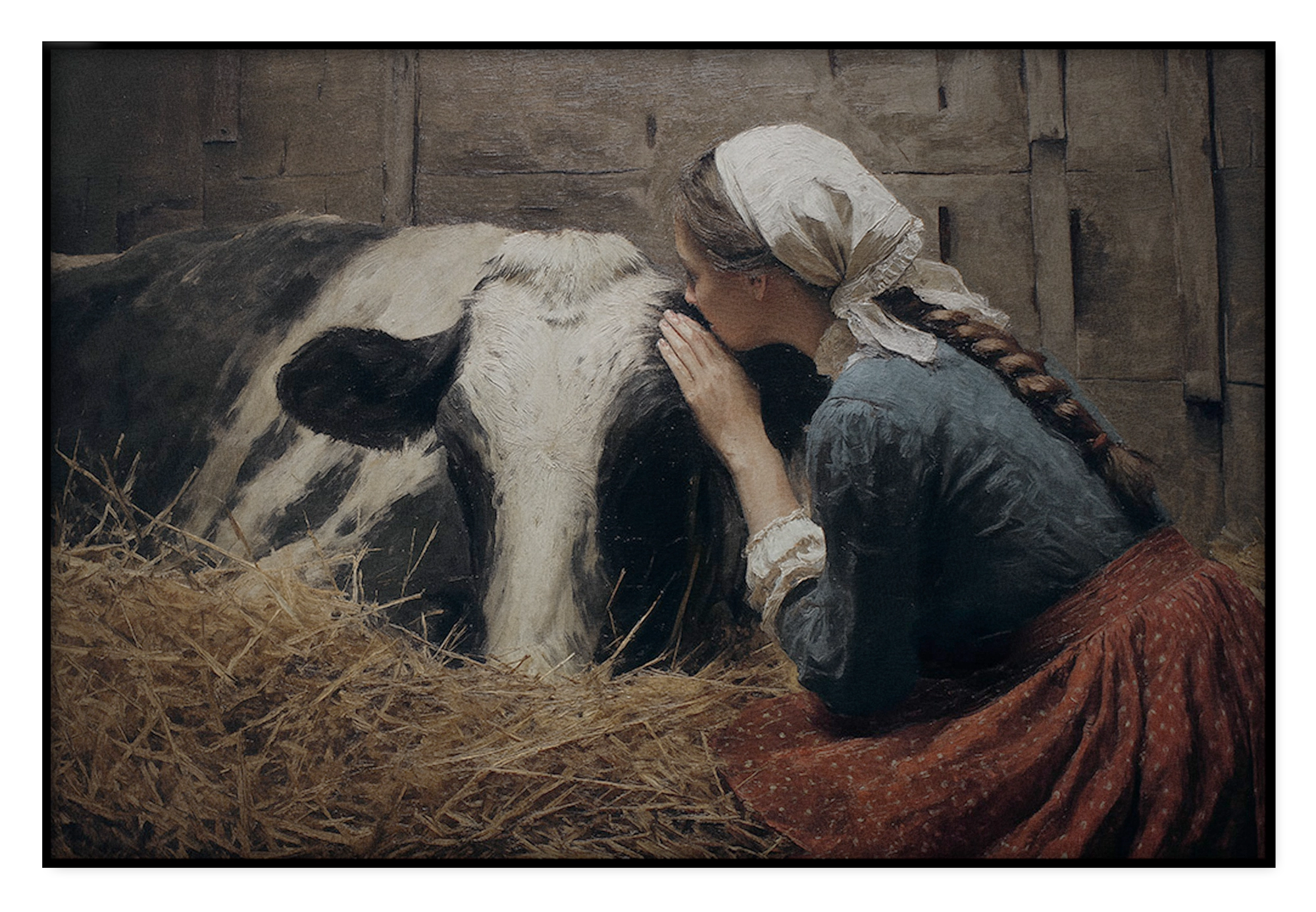 Meisje en de koe · Akoestisch paneel