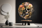 Skull met bloemen