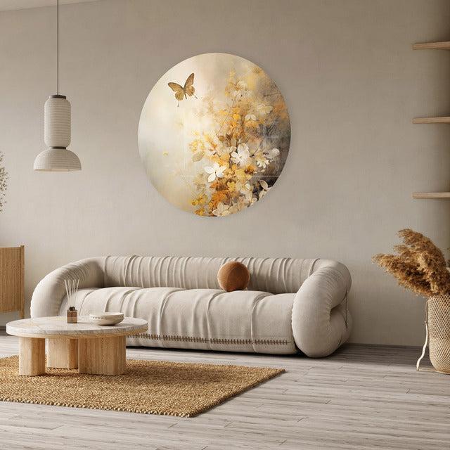 Schilderij op dibond - moderne wanddecoratie van metaal met matte finish