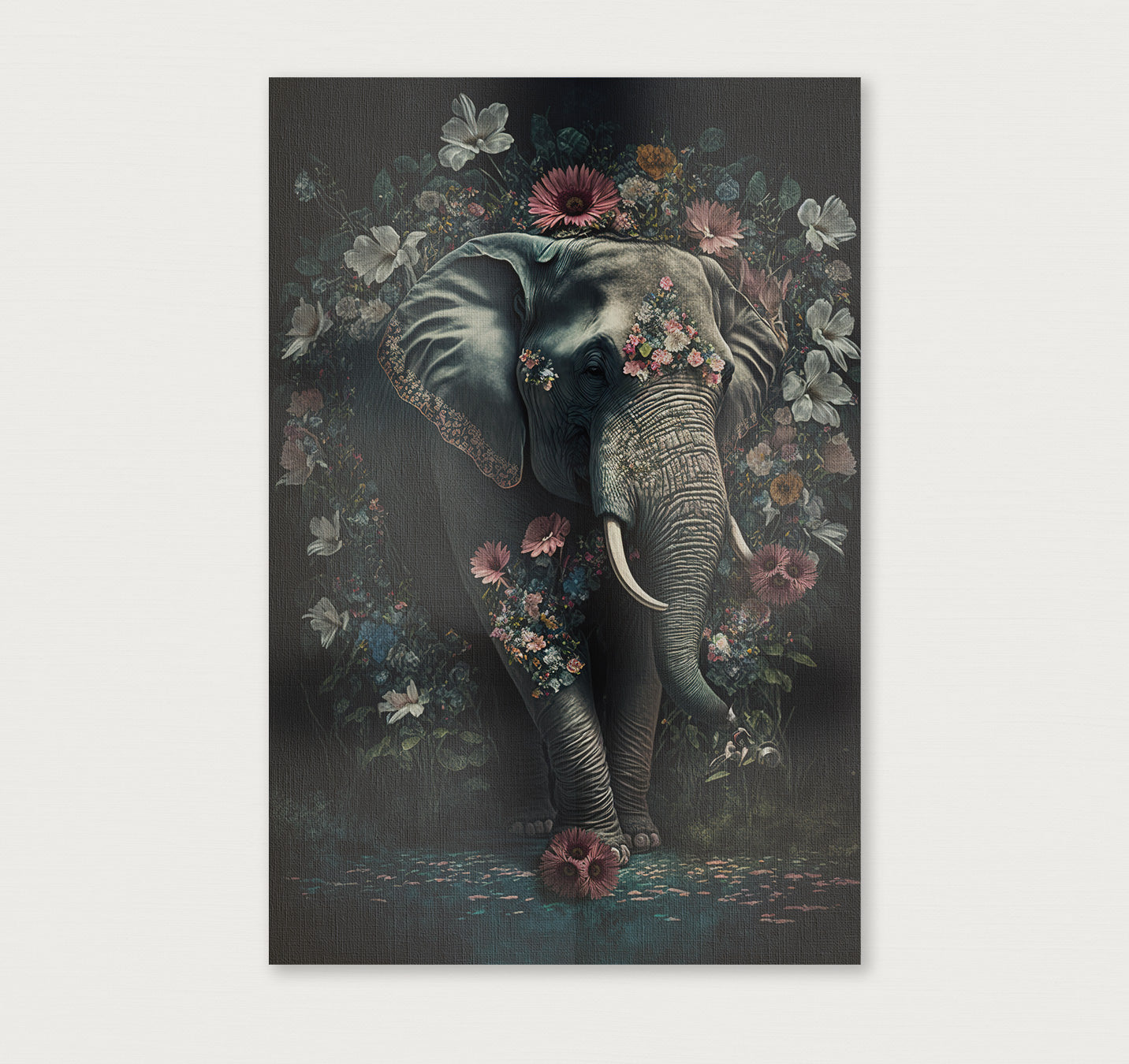 Olifant · Canvas-Poster staand-House of Posters-House of Posters
