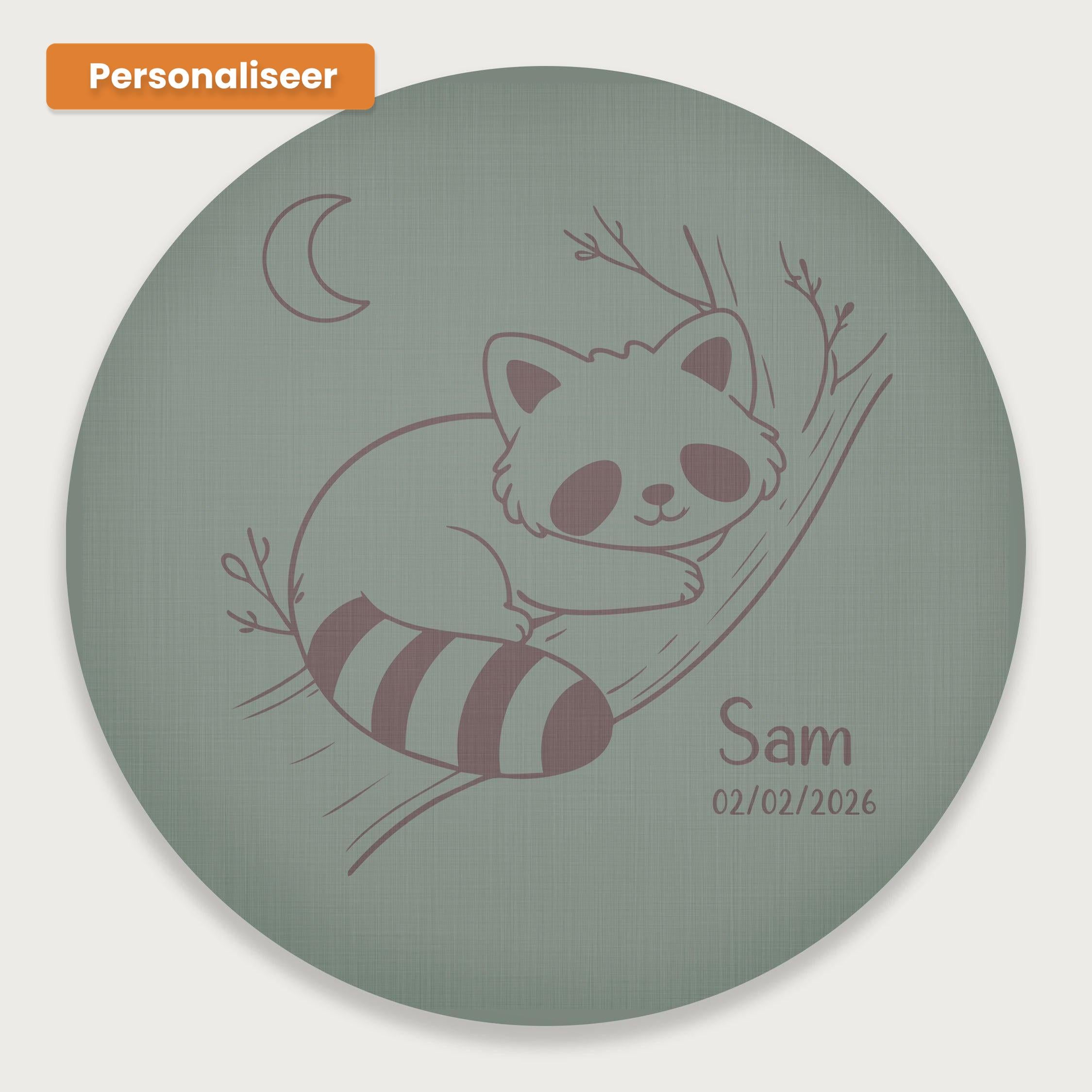 Rode panda · Muurcirkel-Muurcirkel-House of Posters-House of Posters