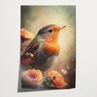 Roodborstje 2 · Papier-Poster staand-House of Posters-House of Posters