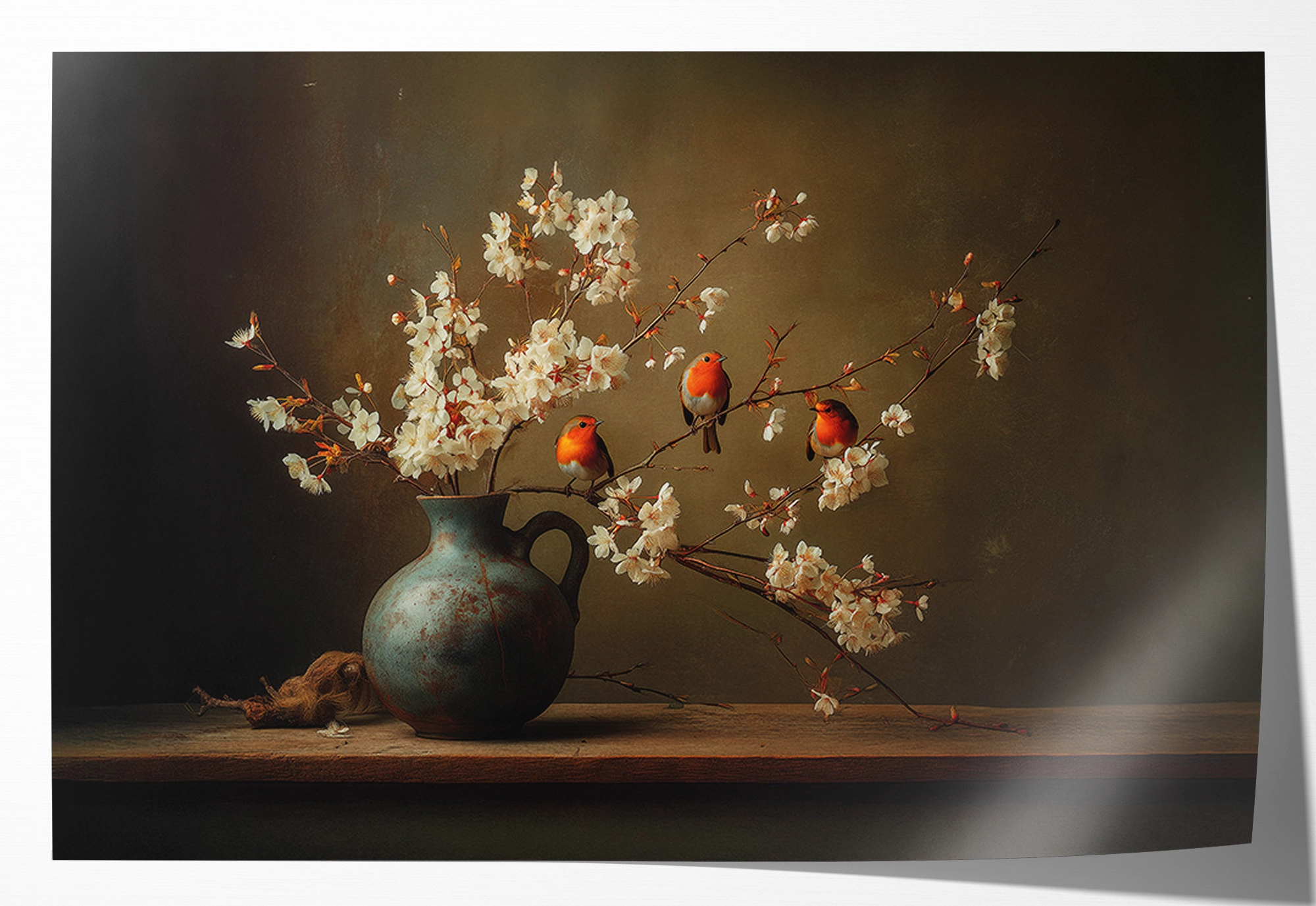 Roodborstjes · Papier