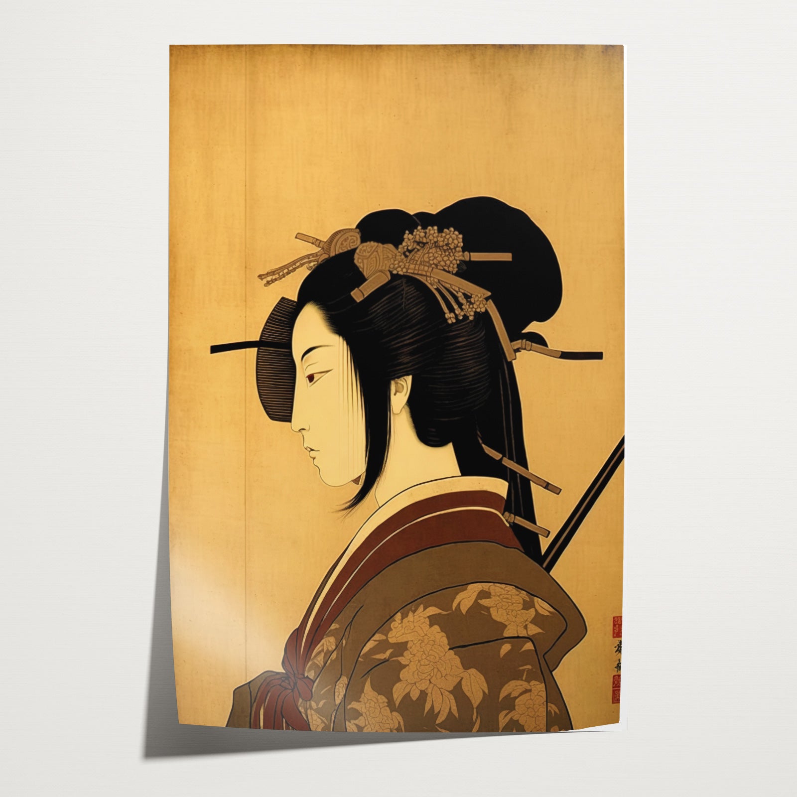 Samurai · Papier-Poster staand-House of Posters-House of Posters