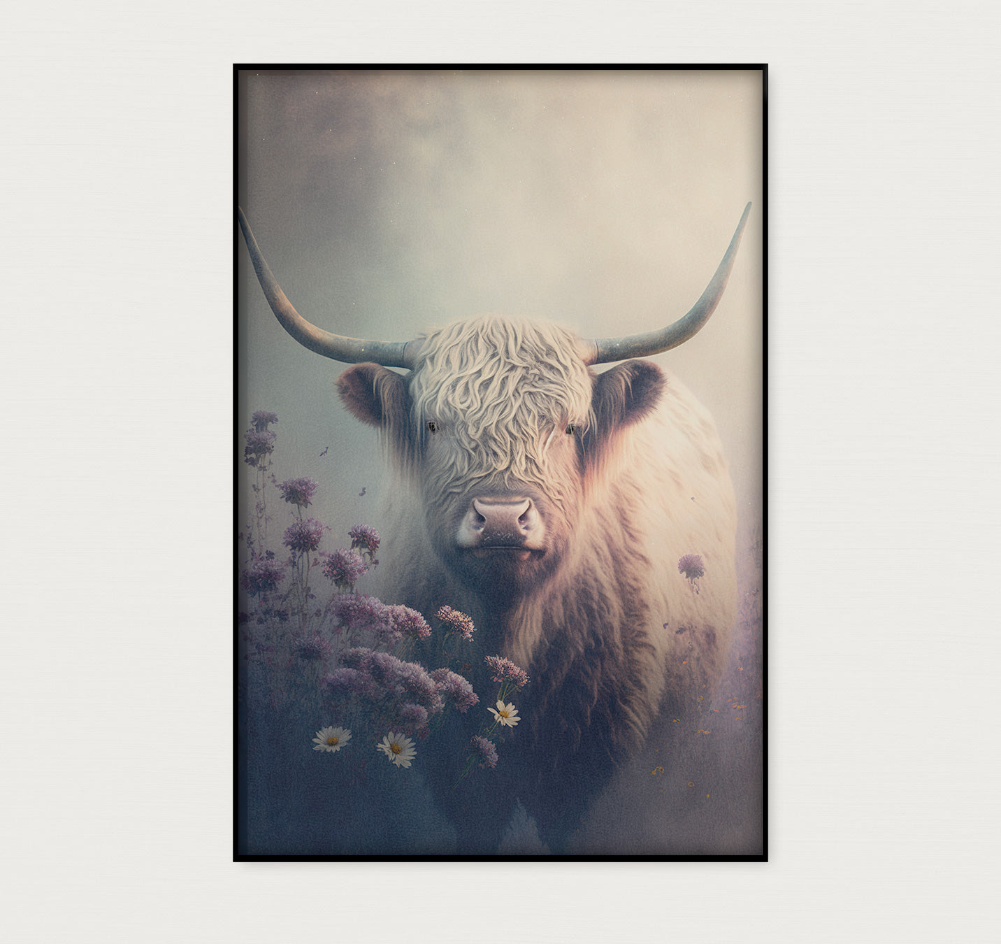 Schotse hooglander 2 · Akoestisch paneel-Poster staand-House of Posters-House of Posters