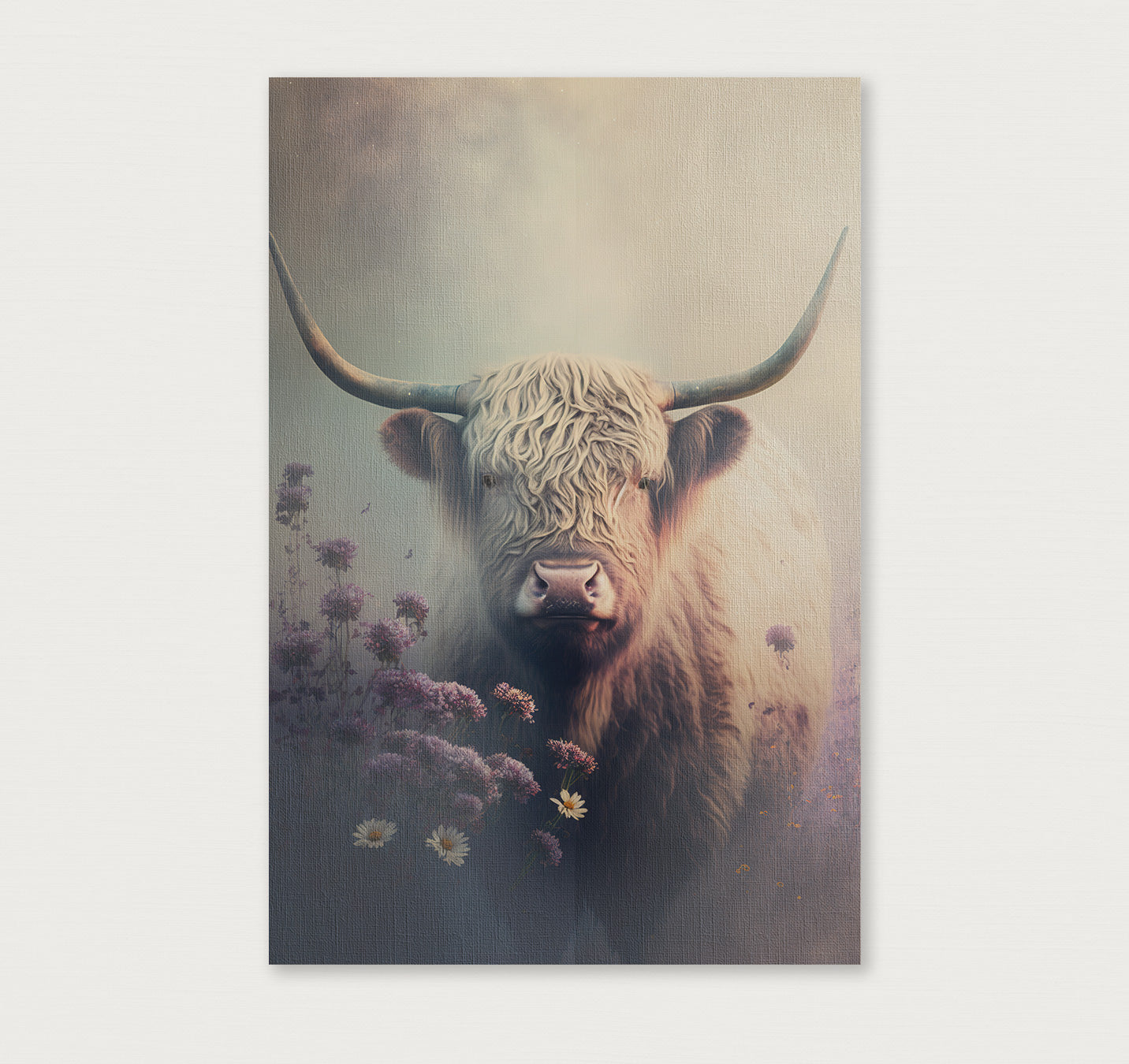 Schotse hooglander 2 · Canvas-Poster staand-House of Posters-House of Posters