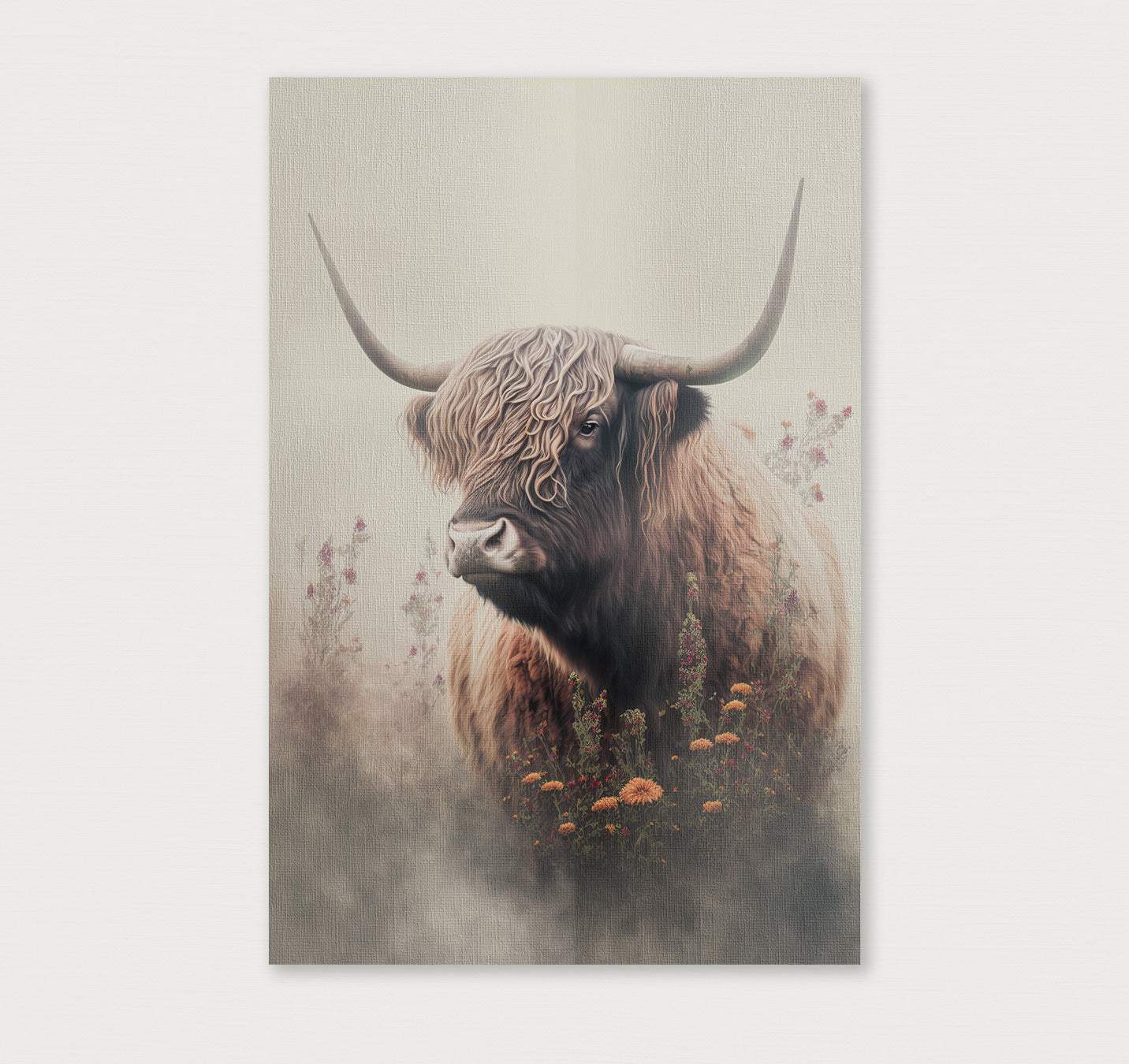 Schotse hooglander 3 · Canvas-Poster staand-House of Posters-House of Posters