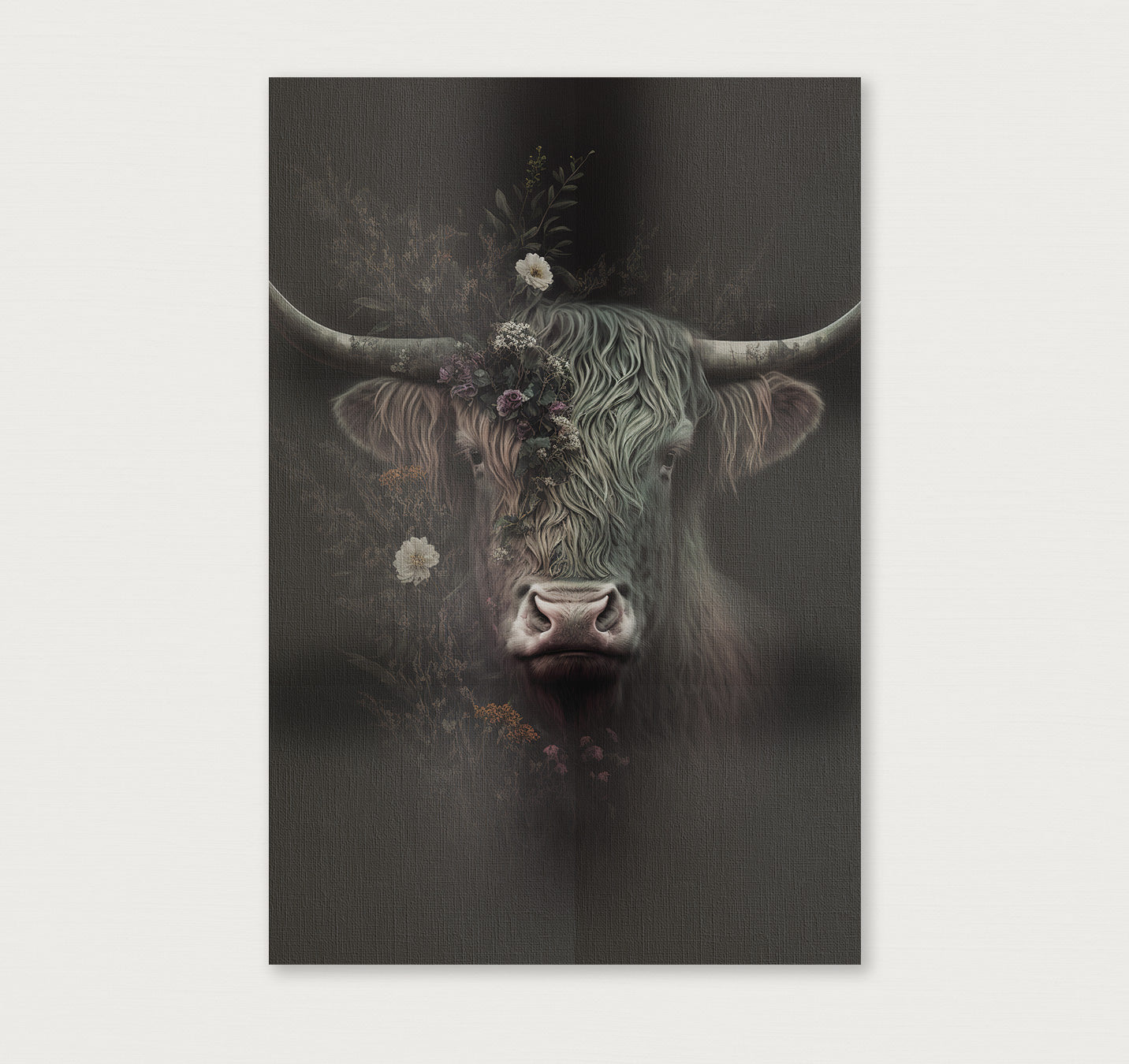 Schotse hooglander · Canvas-Poster staand-House of Posters-House of Posters