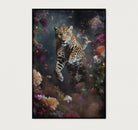 Springend Luipaard 2 · Akoestisch paneel-Poster staand-House of Posters-House of Posters