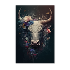 Stier als staande wanddecoratie