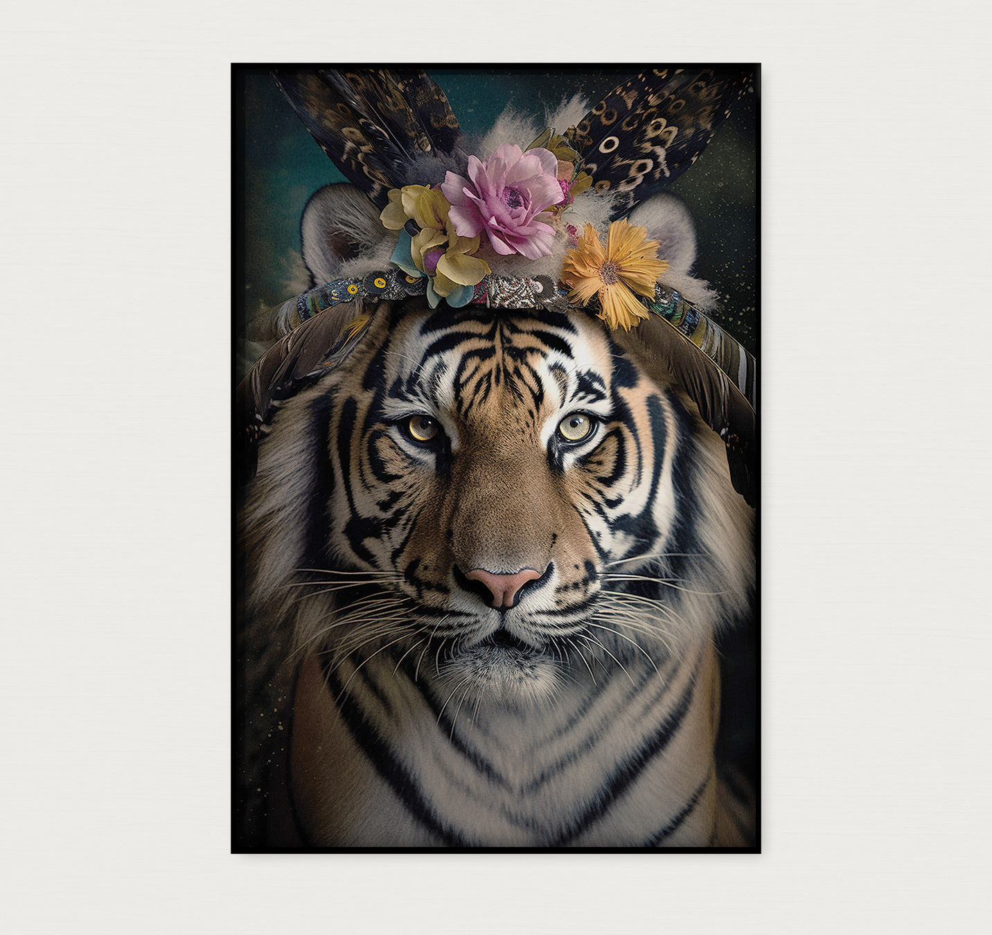 Tijger 4 · Akoestisch paneel-Poster staand-House of Posters-House of Posters