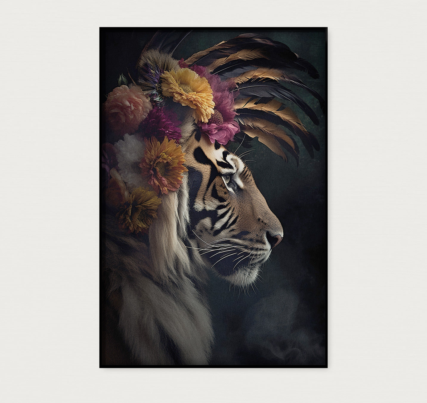 Tijger 5 · Akoestisch paneel-Poster staand-House of Posters-House of Posters