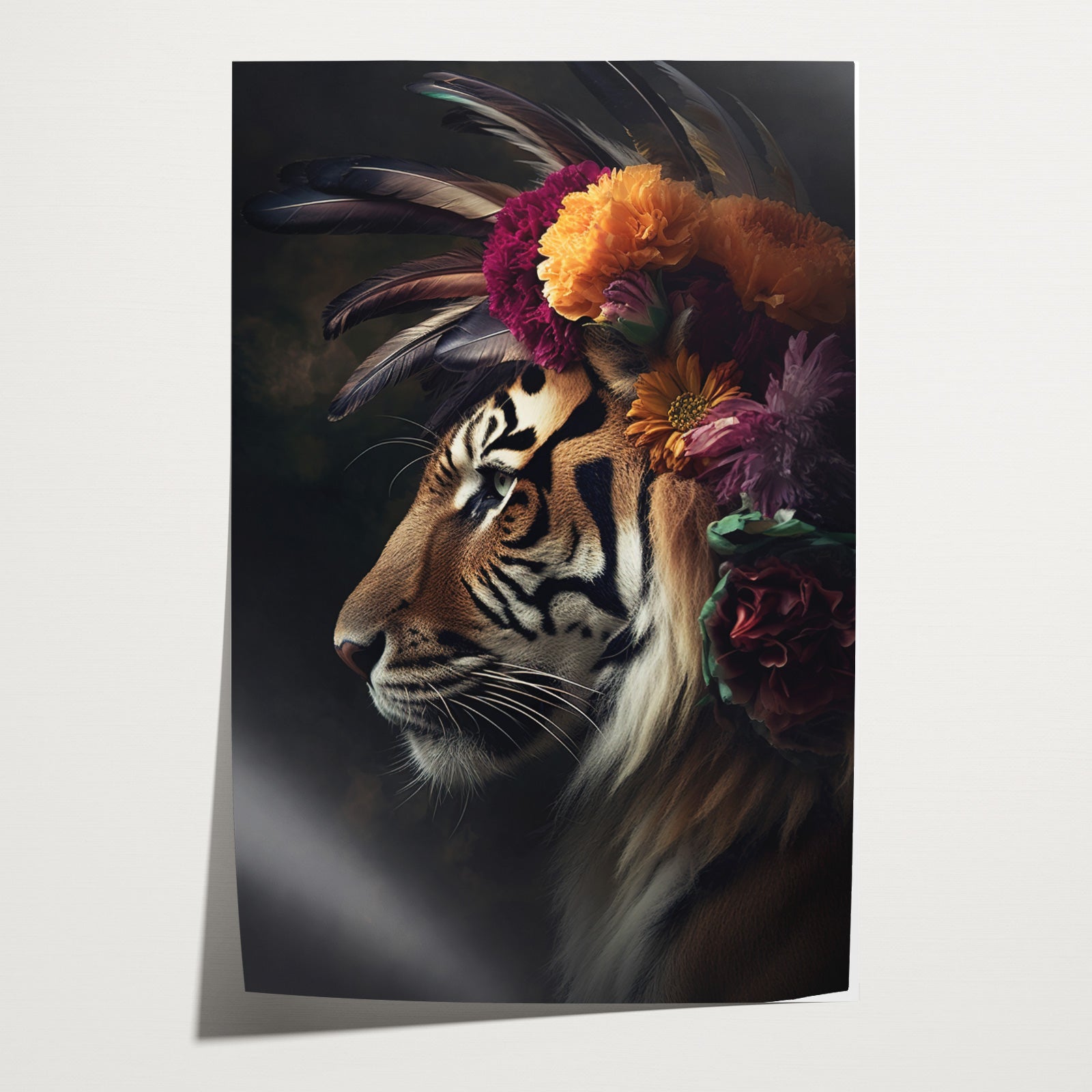 Tijger 6 · Papier-Poster staand-House of Posters-House of Posters