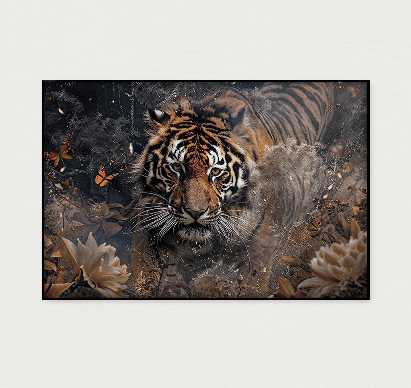 Tijger 7 · Akoestisch paneel-Poster liggend-House of Posters-House of Posters