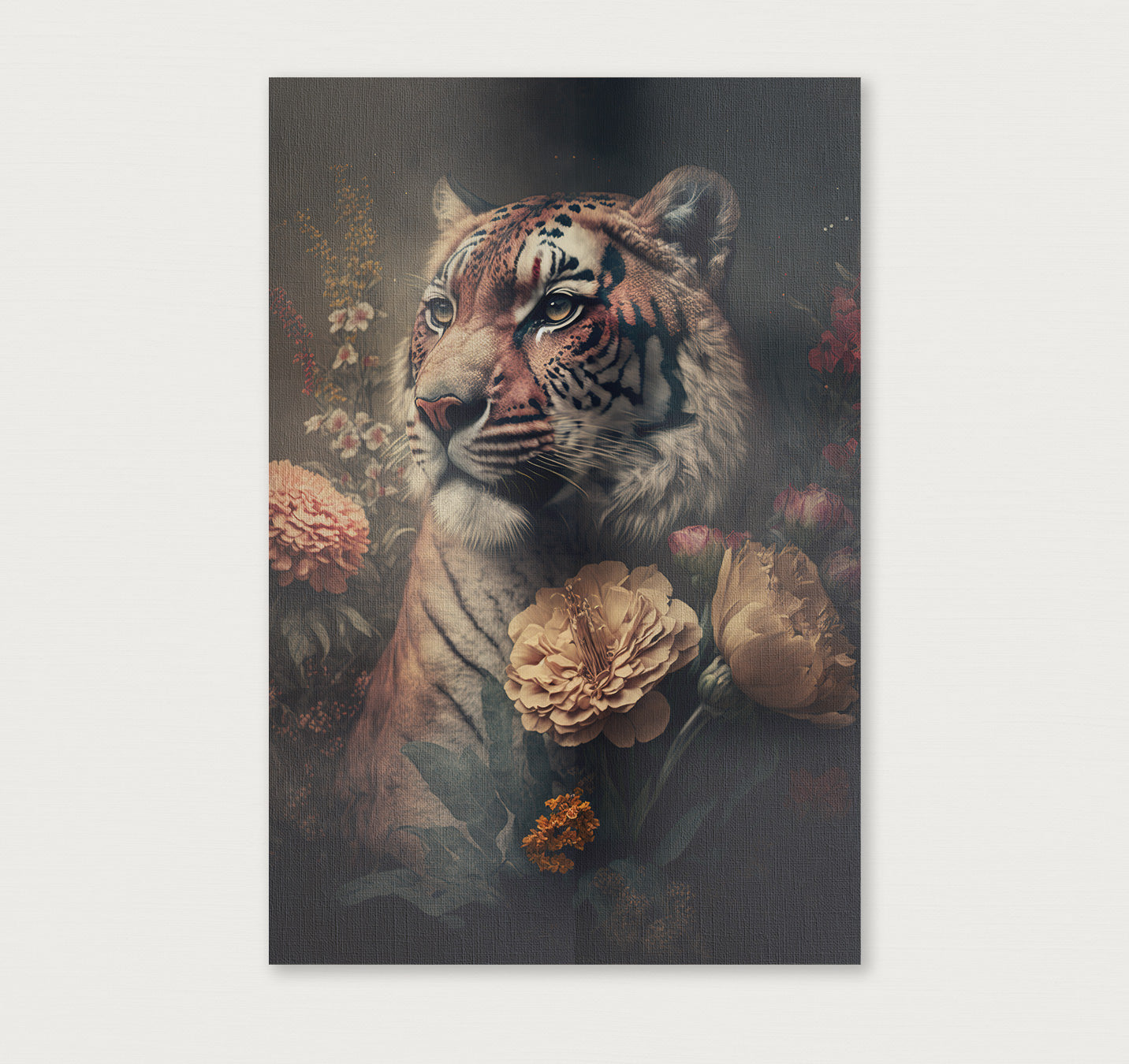 Tijger · Canvas-Poster staand-House of Posters-House of Posters