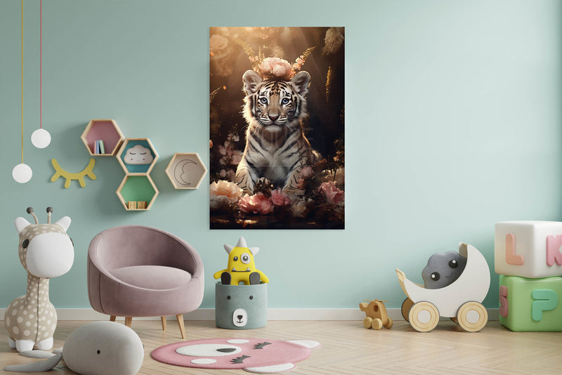 Poster tijger kinderkamer