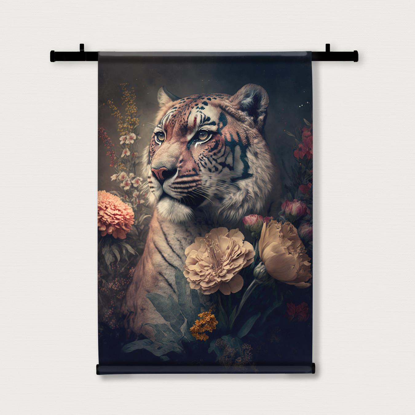 Tijger · Wandkleed-Wandkleed-House of Posters-House of Posters