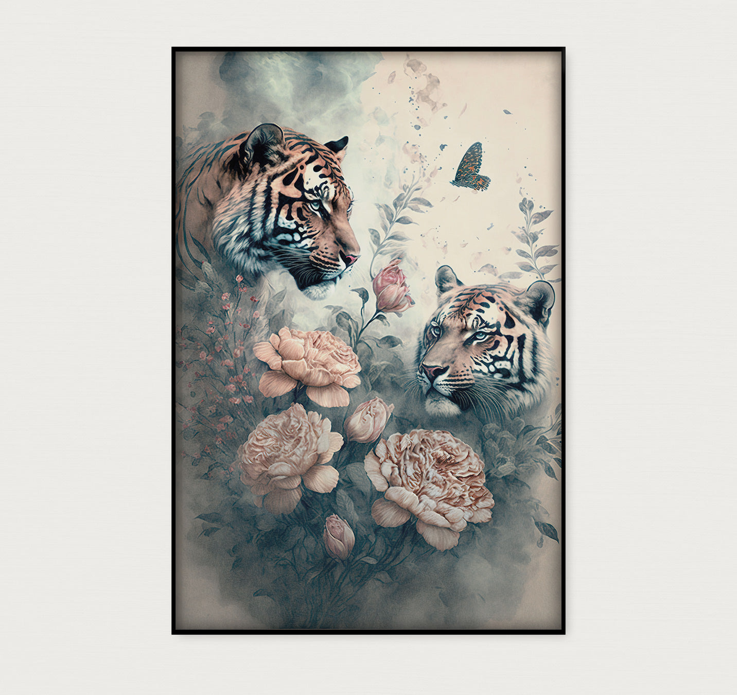 Tijgers · Akoestisch paneel-Poster staand-House of Posters-House of Posters