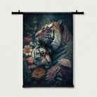 Tijgers couple · Wandkleed-Wandkleed-House of Posters-House of Posters