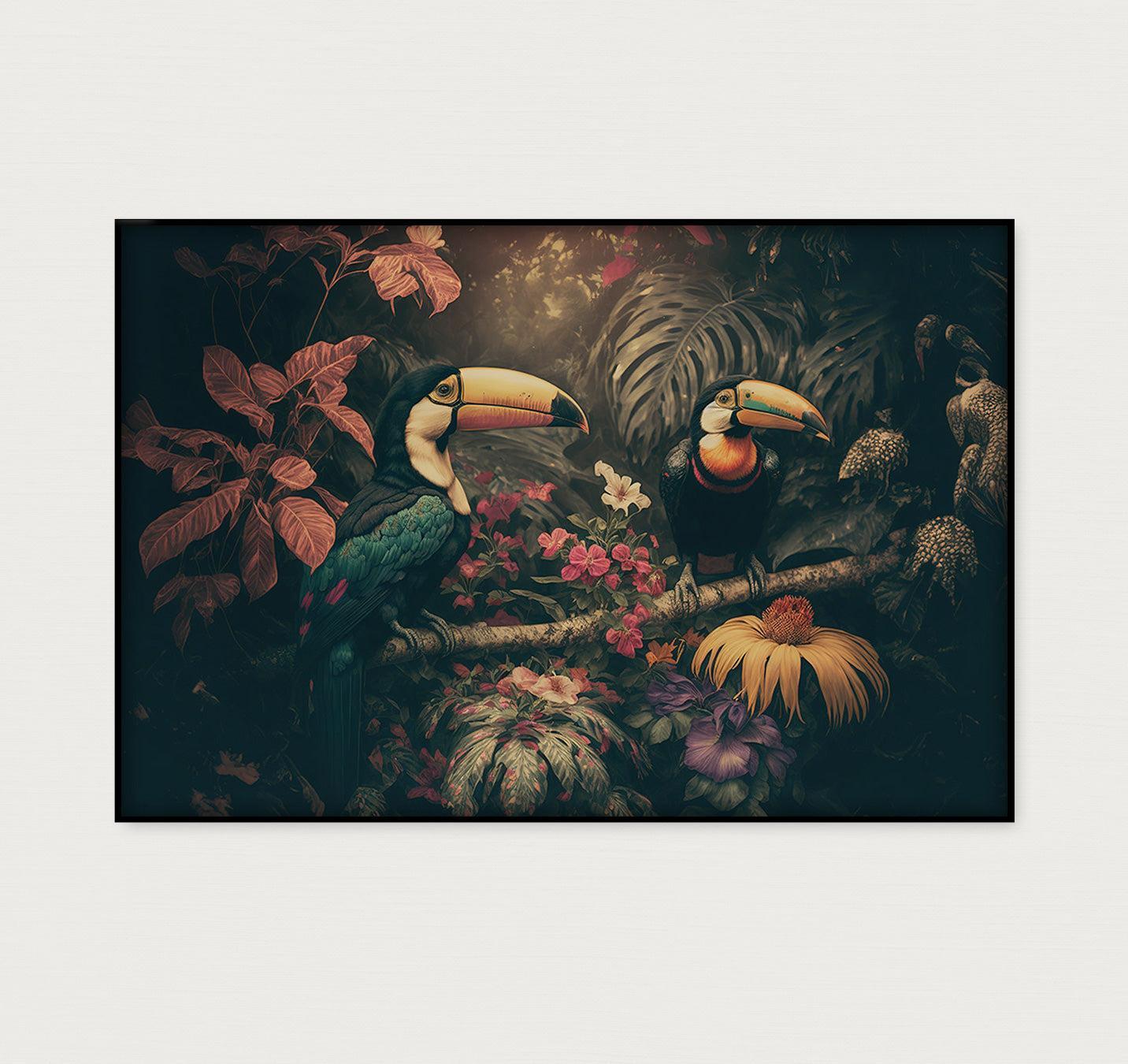Toekans 2 · Artframe-Poster liggend-House of Posters-House of Posters
