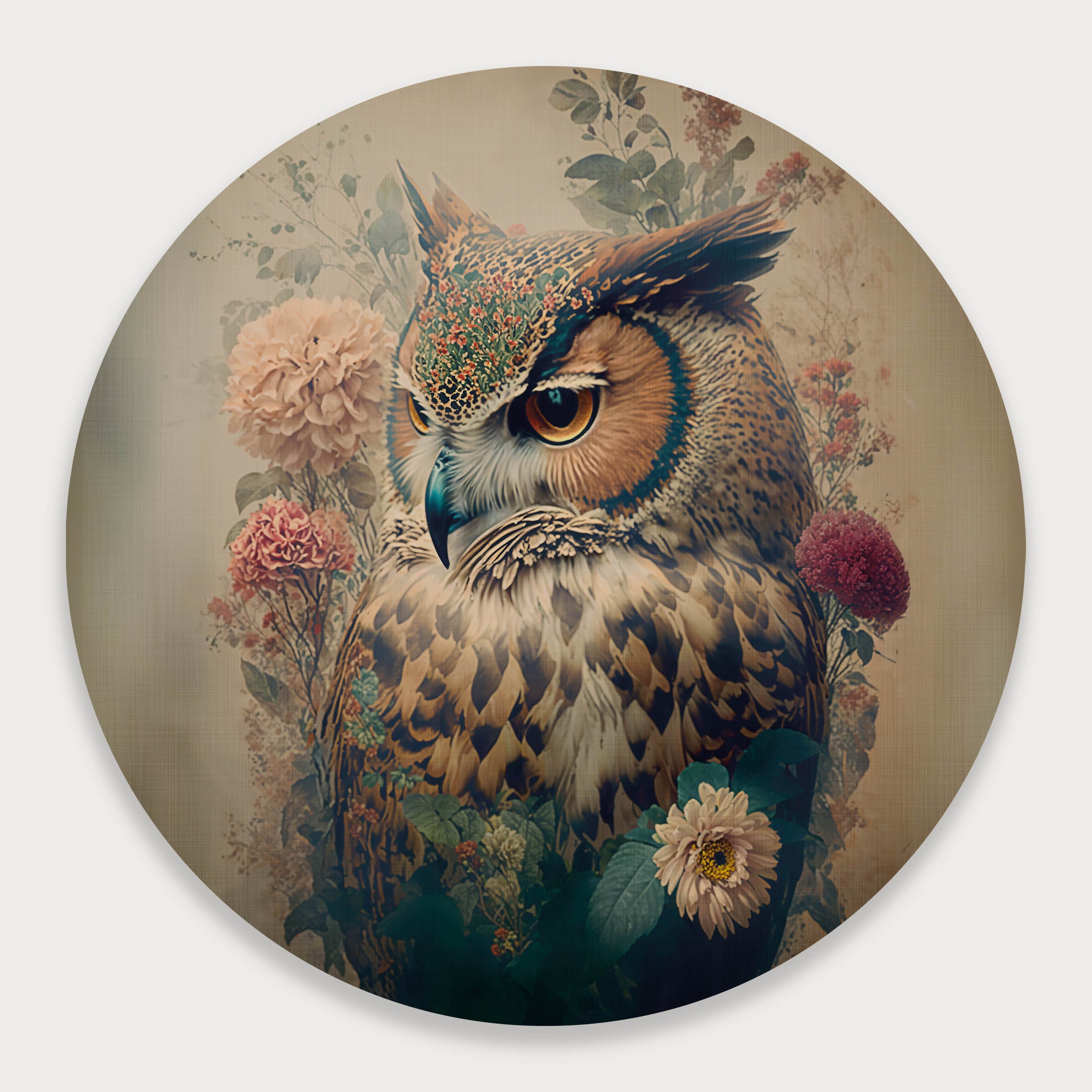 Uil 2 · Muurcirkel-Muurcirkel-House of Posters-House of Posters