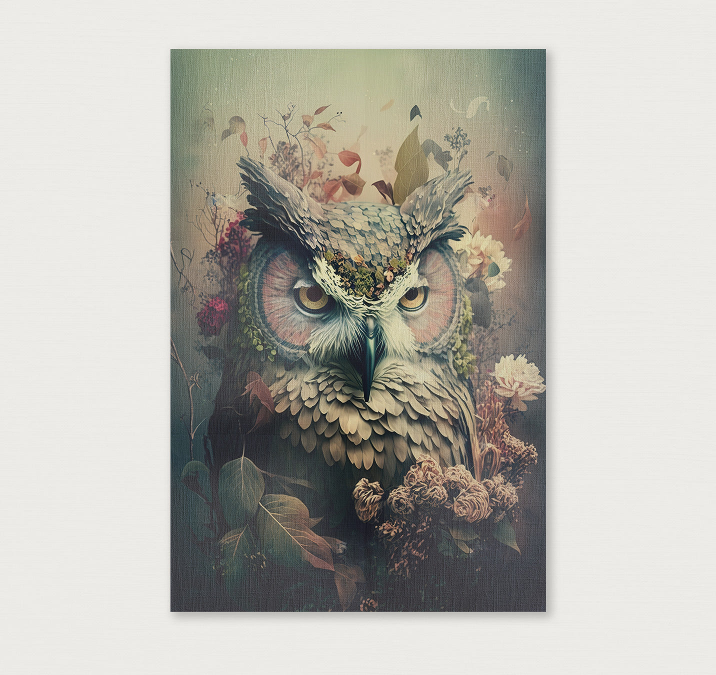 Uil 3 · Canvas-Poster staand-House of Posters-House of Posters