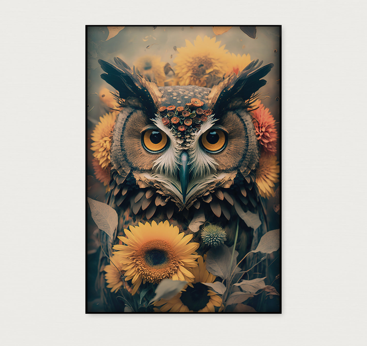 Uil 4 · Artframe-Poster staand-House of Posters-House of Posters