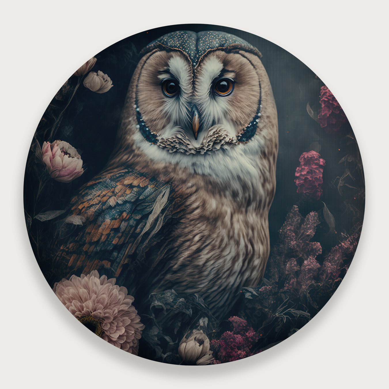 Uil · Muurcirkel-Muurcirkel-House of Posters-House of Posters