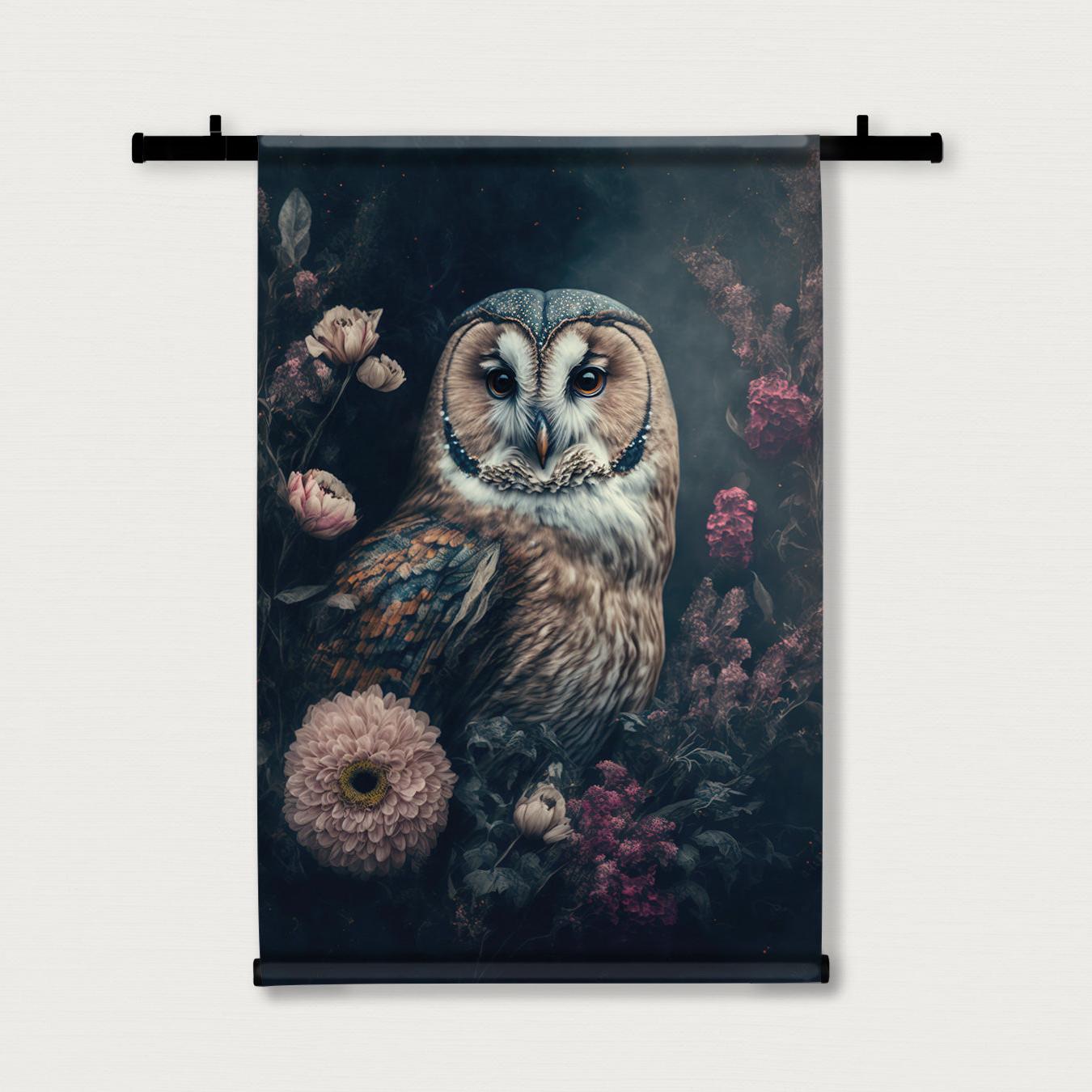 Uil · Wandkleed-Wandkleed-House of Posters-House of Posters